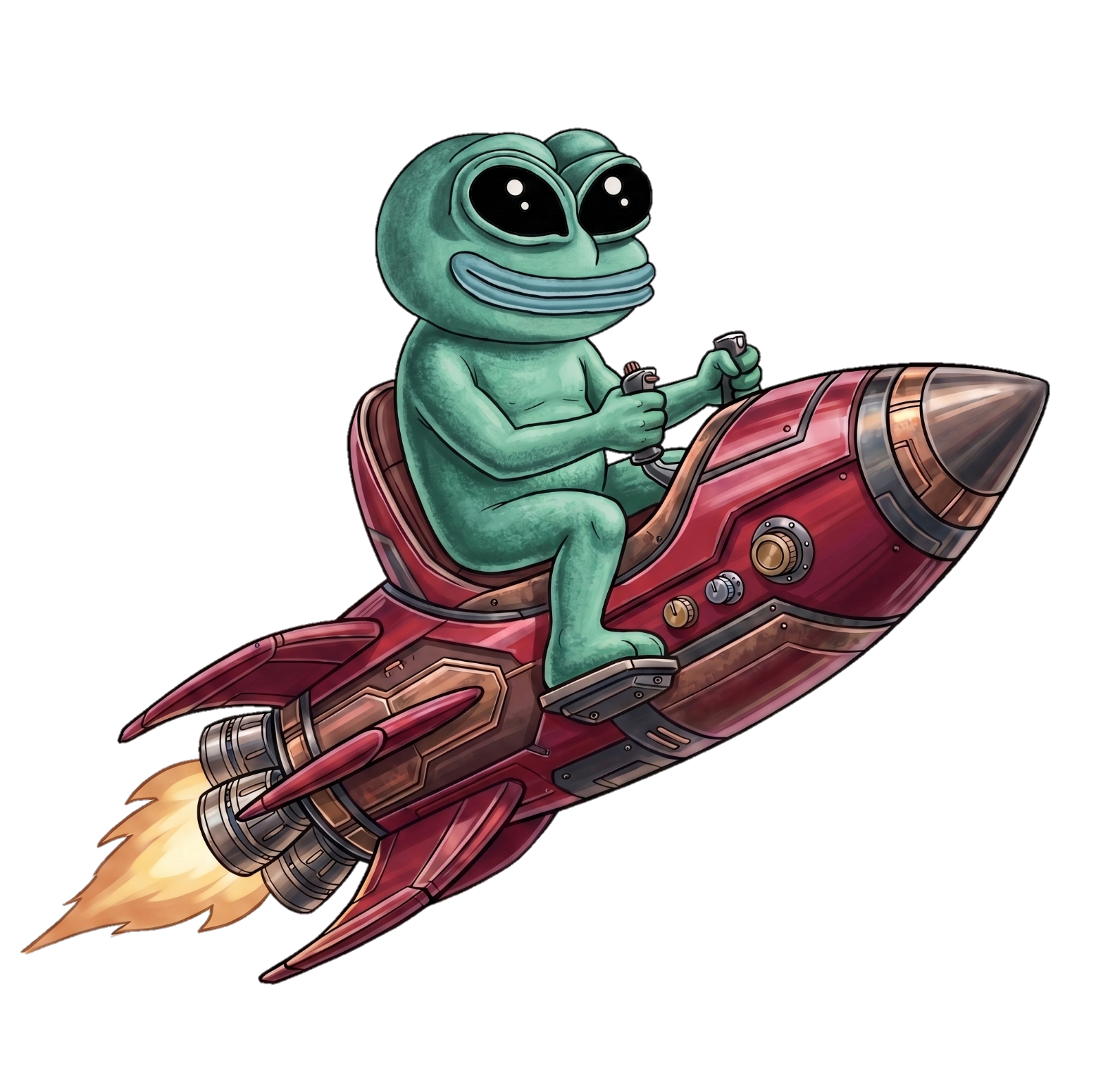 Alien Pepe #103 By Matt Furie